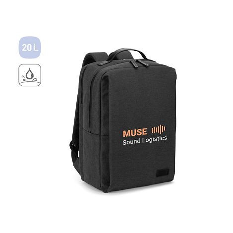  Sac à dos pour ordinateur portable (17 pouces) en polyester recyc