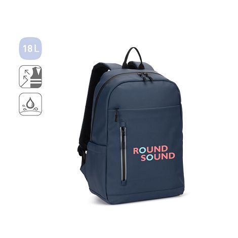  Sac à dos pour ordinateur portable (16") en PU, avec fermetures é