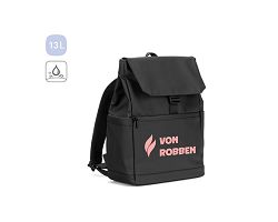 Sac à dos pour ordinateur portable (16") en PU, avec rabat recouv