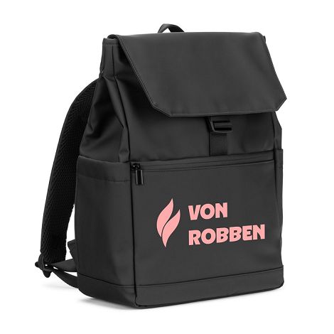  Sac à dos pour ordinateur portable (16") en PU, avec rabat recouv