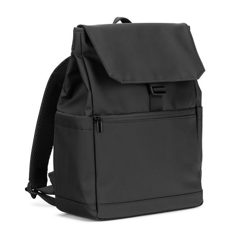  Sac à dos pour ordinateur portable (16") en PU, avec rabat recouv