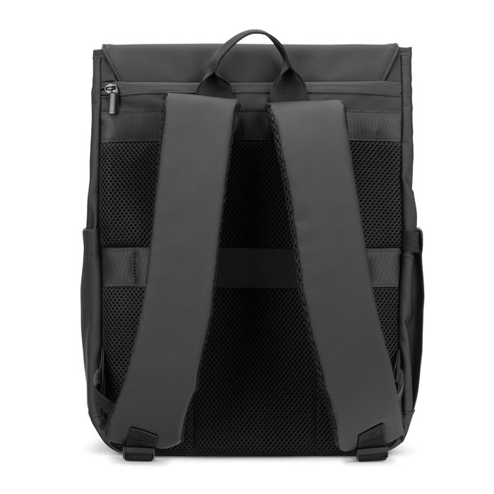  Sac à dos pour ordinateur portable (16") en PU, avec rabat recouv