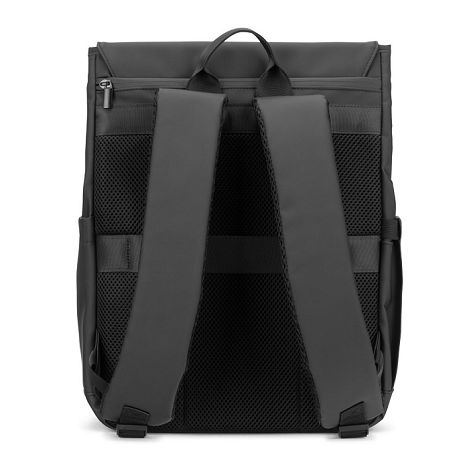  Sac à dos pour ordinateur portable (16") en PU, avec rabat recouv