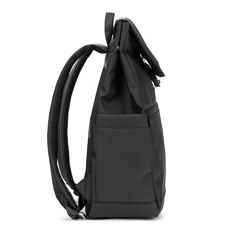  Sac à dos pour ordinateur portable (16") en PU, avec rabat recouv