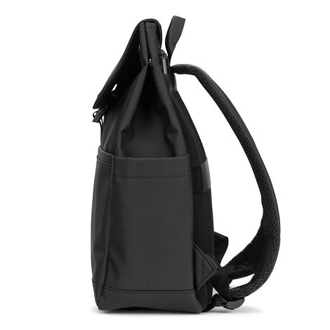  Sac à dos pour ordinateur portable (16") en PU, avec rabat recouv