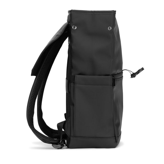  Sac à dos pour ordinateur portable (16") en PU, avec rabat recouv