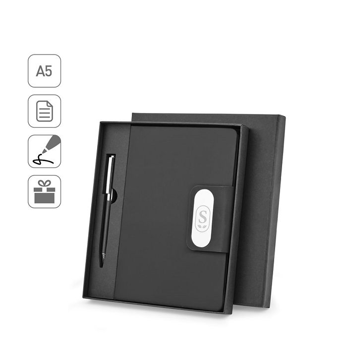  Ensemble composé d'un stylo à bille et d'un bloc-notes, en polyur