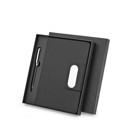  Ensemble composé d'un stylo à bille et d'un bloc-notes, en polyur
