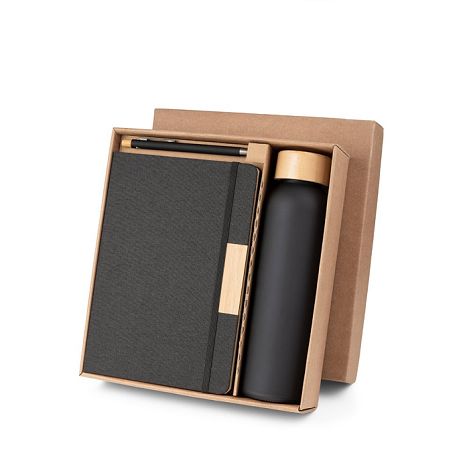  Ensemble composé d'un stylo à bille, d'un bloc-notes et d'une bou