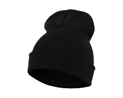 Bonnet long en maille épaisse