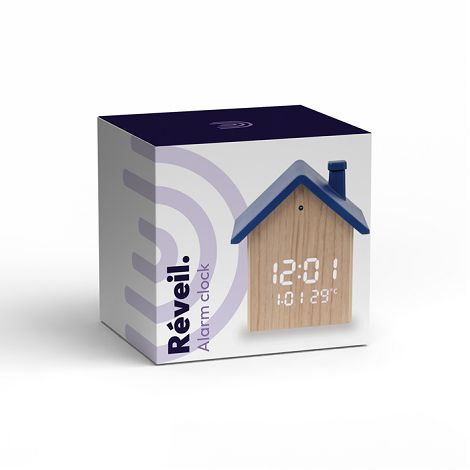  Réveil maison - Bleu