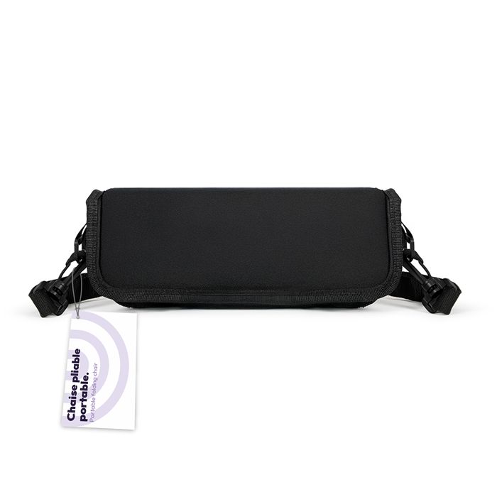  Chaise pliable portable - Noir