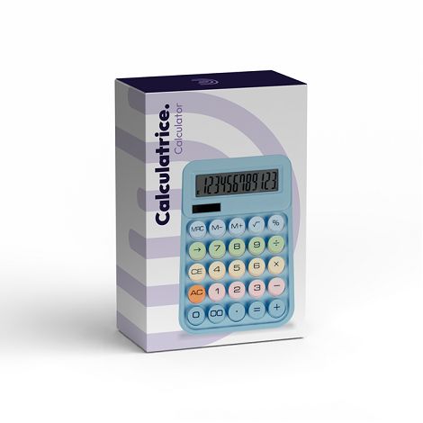  Calculatrice - Bleu