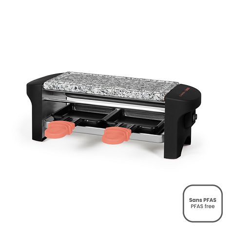  Appareil à raclette 2 personnes - Livoo x Marmiton - Corail