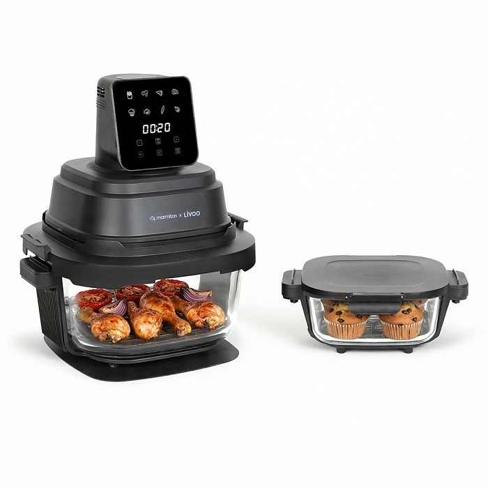  Friteuse sans huile Crousti’R - Livoo x Marmiton - Noir