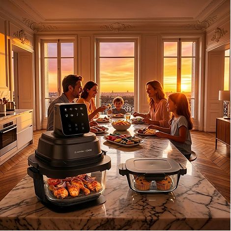  Friteuse sans huile Crousti’R - Livoo x Marmiton - Noir
