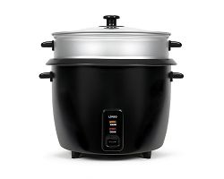 Cuiseur à riz avec panier vapeur - Noir