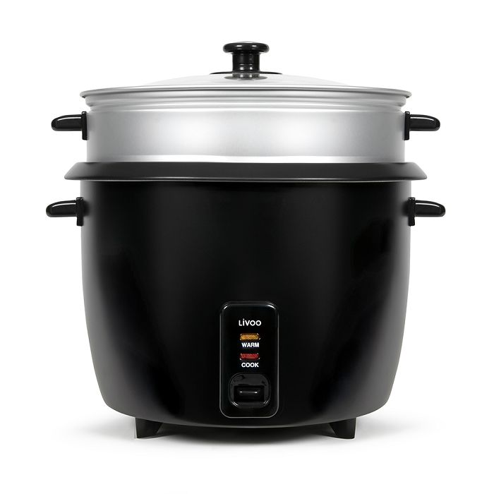  Cuiseur à riz avec panier vapeur - Noir