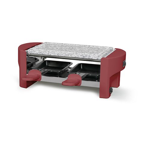  Appareil à raclette 2 personnes - Rouge