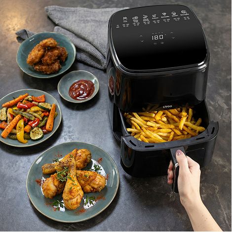  Friteuse sans huile 5 L - Noir