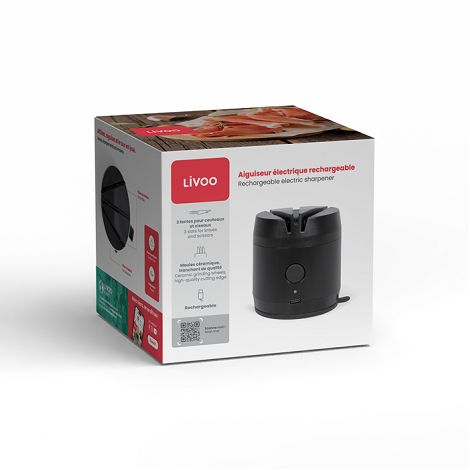  Aiguiseur électrique rechargeable - Noir