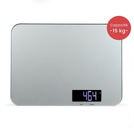  Balance de cuisine électronique 15 Kg - Gris