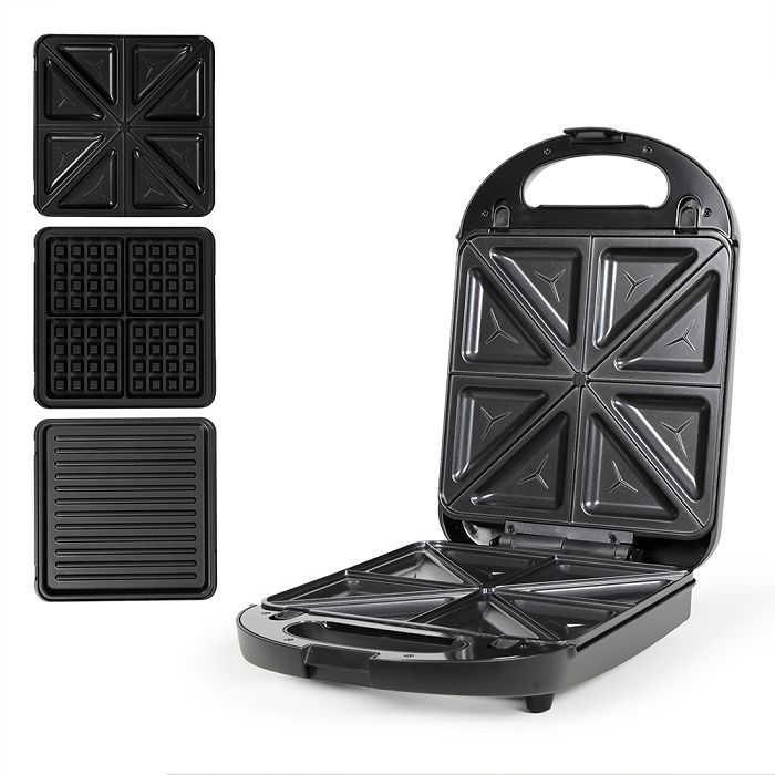  Appareil 3 en 1 gaufres, croques et grill 4 personnes - Livoo x M