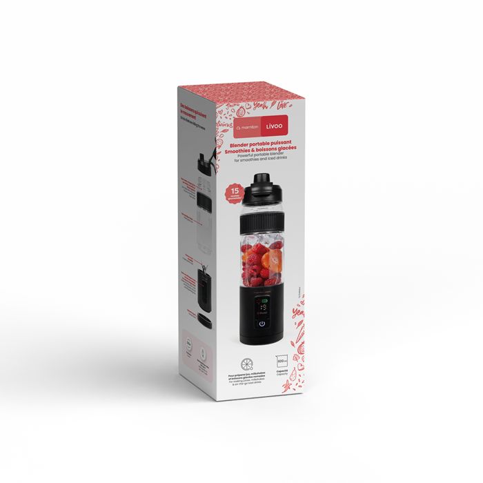  Blender portable puissant Smoothies & boissons glacées – Livoo x 