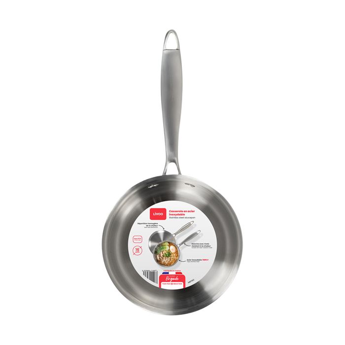  Brigade - Casserole en acier inoxydable 16 cm