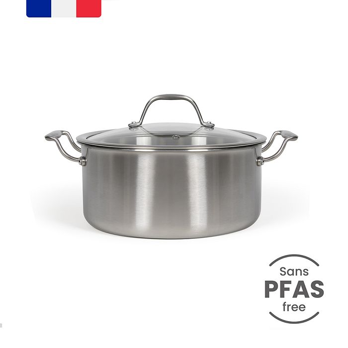  Brigade - Faitout en acier inoxydable 24 cm