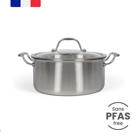  Brigade - Faitout en acier inoxydable 24 cm