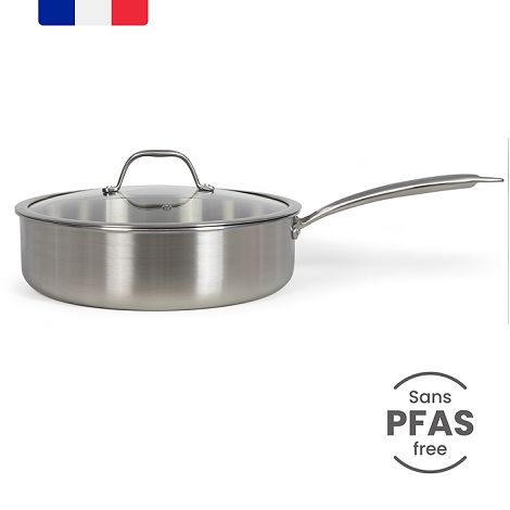  Brigade - Sauteuse en acier inoxydable 28 cm