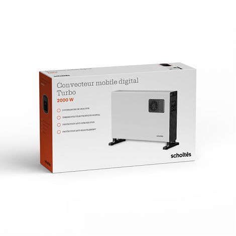  Convecteur mobile digital turbo 2000W