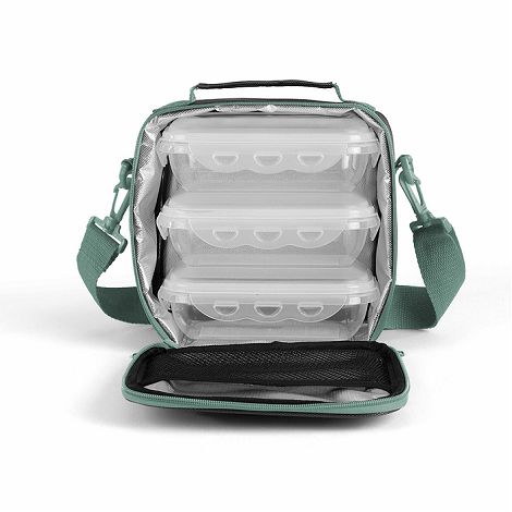  Set sacoche lunch box - Gris