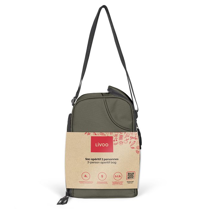  Sac apéritif 2 personnes - Kaki