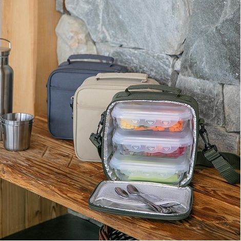  Set sacoche lunch box - Gris