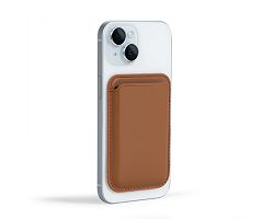 Porte-Cartes Magnétique - Marron