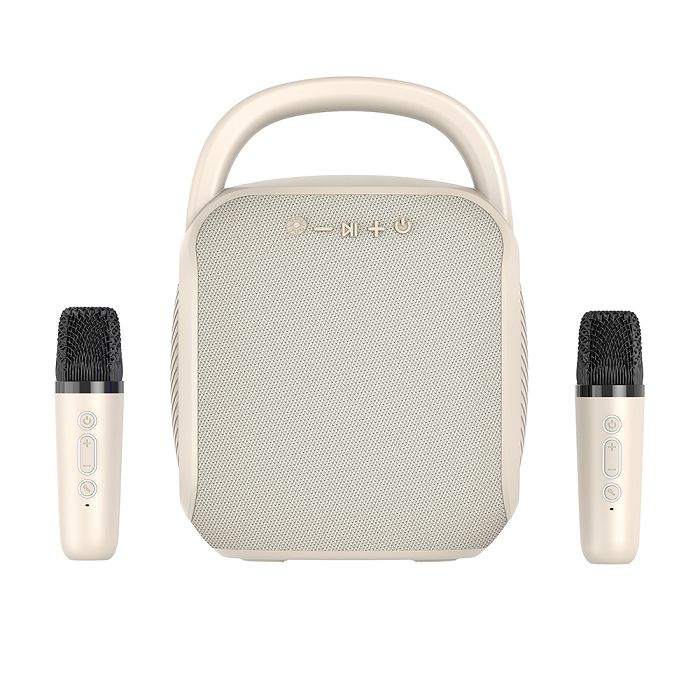  Karaoké portable sans fil compatible Bluetooth® - Beige