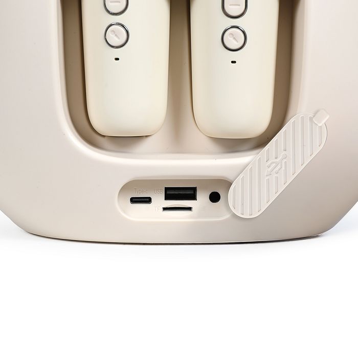  Karaoké portable sans fil compatible Bluetooth® - Beige