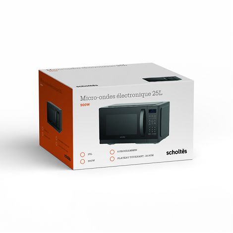  Micro-ondes électronique 25L - Noir