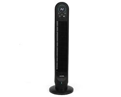 Ventilateur Colonne digital - Noir