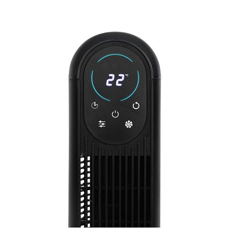  Ventilateur Colonne digital - Noir