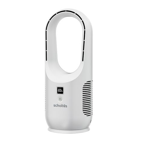  Ventilateur de table sans pale rechargeable  - Blanc