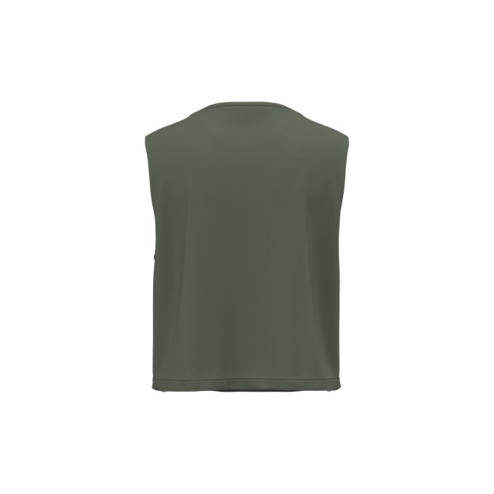  T-shirt crop sans manches femme