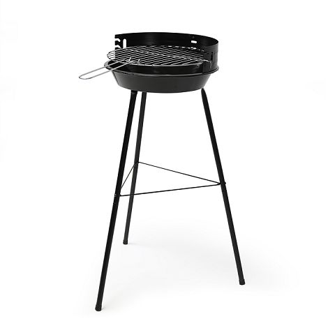  Barbecue compact sur pieds - Noir