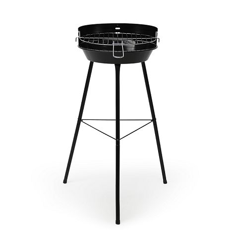  Barbecue compact sur pieds - Noir