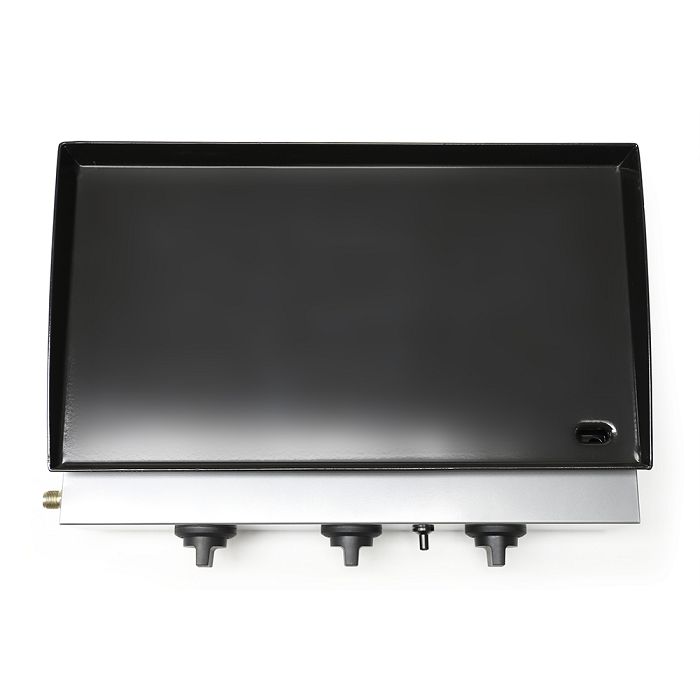 Plancha gaz 3 brûleurs - Gris