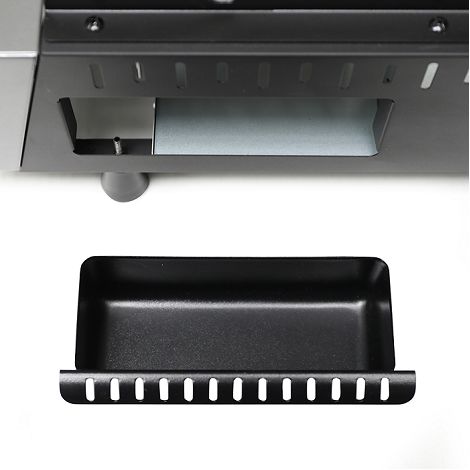  Plancha gaz 3 brûleurs - Gris
