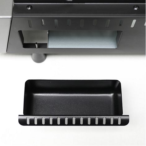  Plancha gaz 3 brûleurs - Gris
