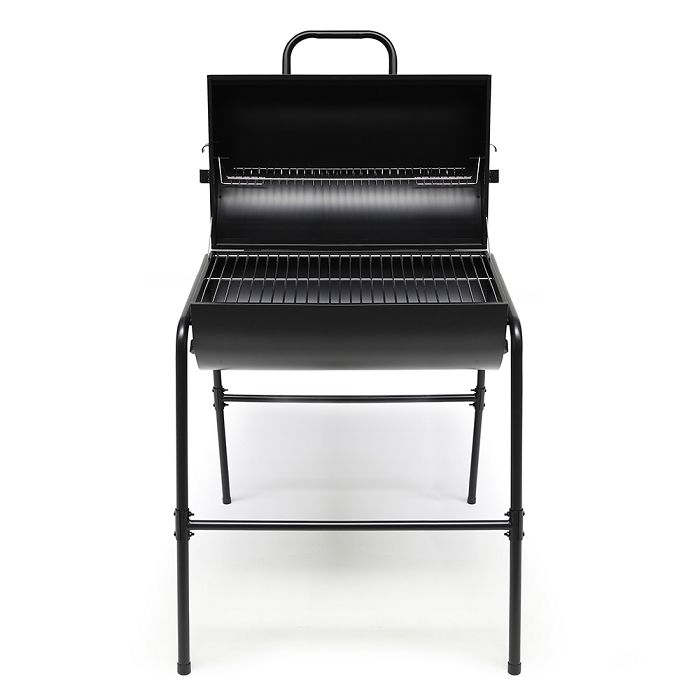  Barbecue charbon double surface de cuisson - Noir